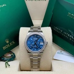 RLX Datejust m278384RBR-0039/0040 Azzurro Blue 31mm Dial Oyster Watch