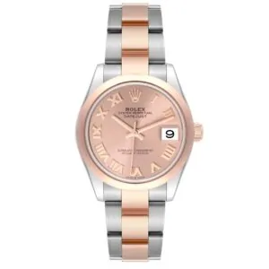 RLX Datejust m278241-0005/0006 Rose 31mm Dial Oyster Bracelet Watch