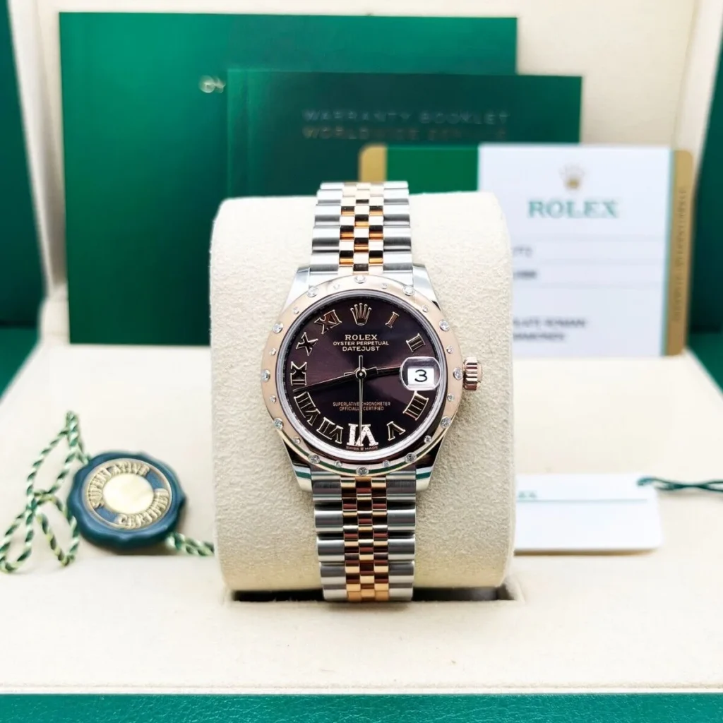 RLX Datejust m278341-0003/0004 Chocolate Dial 31mm Oyster Bracelet