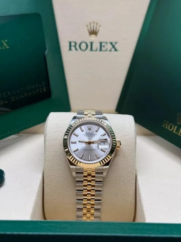 RLX Lady-Datejust 31mm 279173 Silver Index Dial Oyster Bracelet