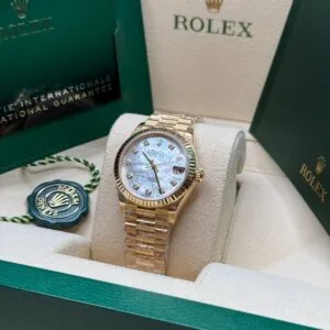 RLX Datejust m278278-0020 White 31mm Dial President Bracelet Watch