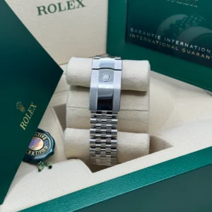 RLX Datejust 41mm 126334 Black Diamond Oyster Stainless Steel Mens Watch
