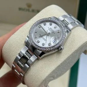RLX Datejust m278384RBR-0033/0034 Silver 31mm Dial Oyster Watch