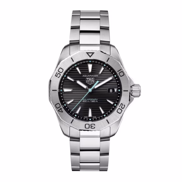 【7A Quality】TAG Heuer Aquaracer 200 Professional Solargraph 40mm Mens Watch Black WBP1114.BA0000