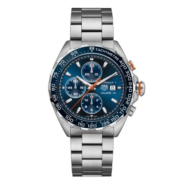 【7A Quality】TAG Heuer Formula 1 Chronograph 44mm Mens Watch Blue CAZ201G.BA0876