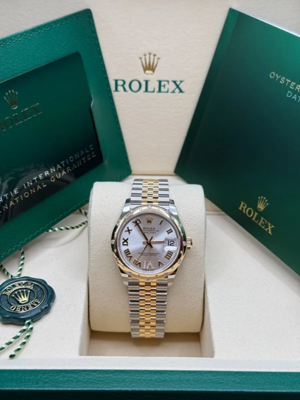 RLX Datejust m278343-0003/0004 Silver Dial Yellow Rolesor Oyster Watch