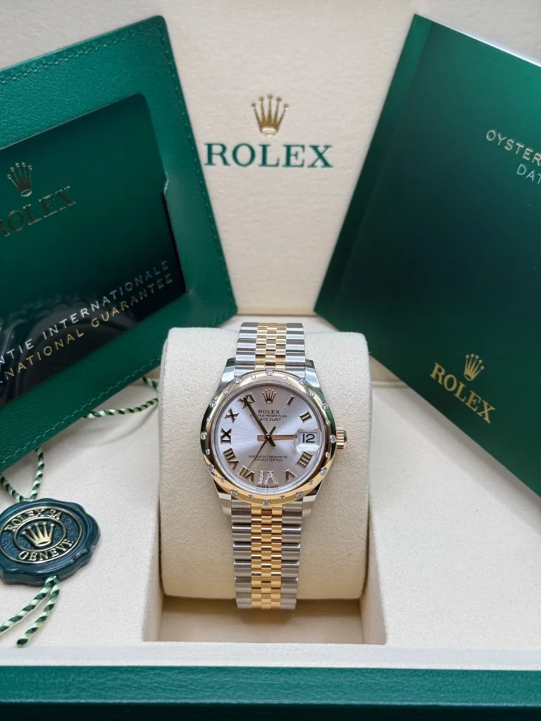 RLX Datejust m278343-0003/0004 Silver Dial Yellow Rolesor Oyster Watch