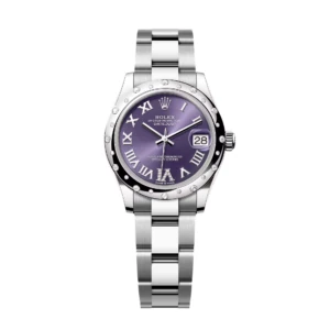 RLX Datejust m278344-0027/0028 Aubergine Diamond Dial 31mm Oyster