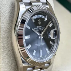 RLX Day-Date 40mm Black Diamonds Dial 228236-0004