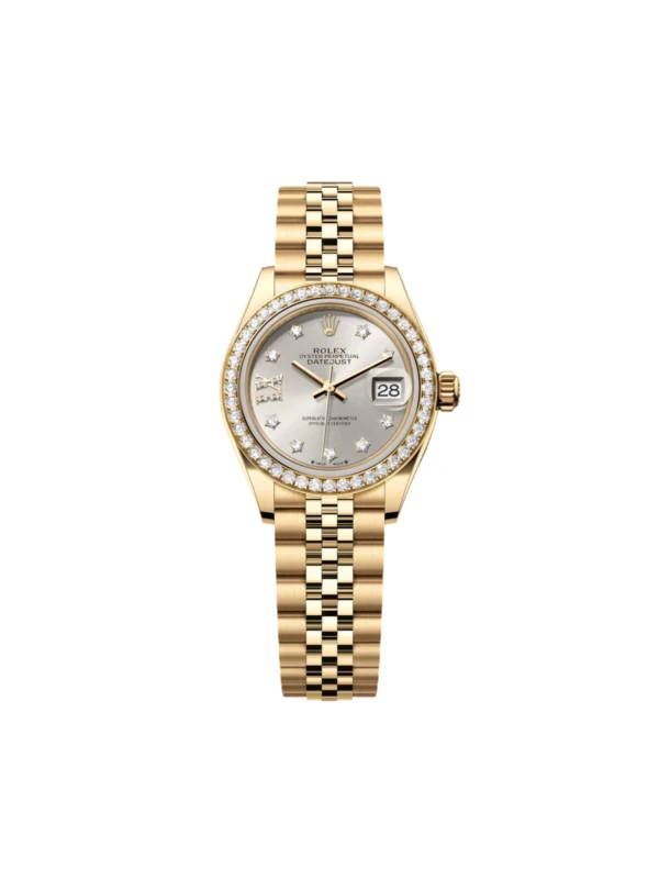 RLX Lady-Datejust 31mm 279138RBR Silver Dial President Bracelet Watch