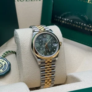 RLX Datejust m278243-0031/0032 31mm Green Dial watch