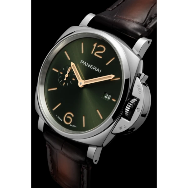 【7A Quality】Panerai Luminor Due Green Platinumtech™ 42mm