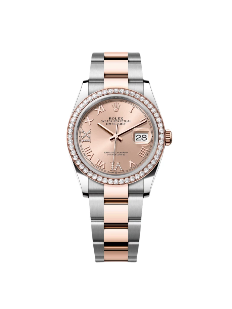 RLX Datejust 36mm 126281 Rose Dial Oyster 36mm Bracelet