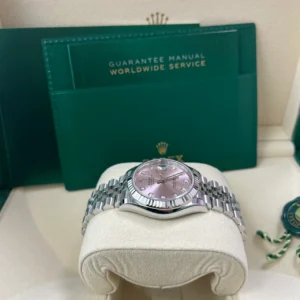 RLX Datejust m278274-0031/0032 Pink 31mm Dial Oyster Watch