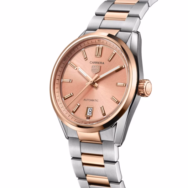 【7A Quality】TAG Heuer Carrera Date 36mm Ladies Watch Rose Gold WBN2350.BD0000