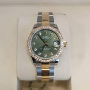 RLX Datejust m278383RBR-0029/0030 31mm Olive Green Dial Oyster Bracelet