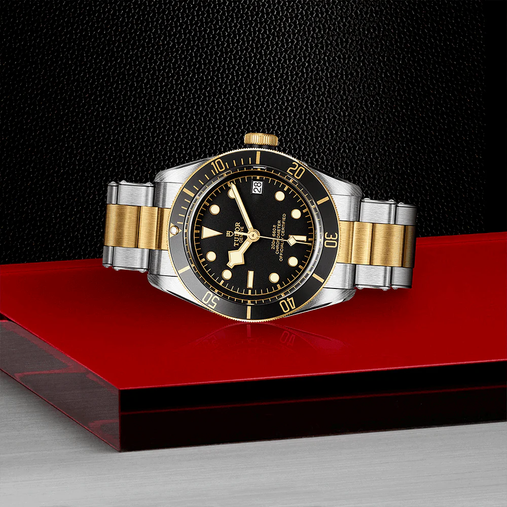 【7A Quality】TUDOR Black Bay S&G 41mm Black/Gold Dial Automatic Men's Bracelet Watch M79733N-0008