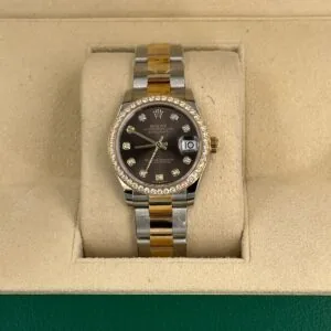 RLX Datejust m278383RBR-0021/0022 31mm Dark Grey Dial Oyster Bracelet