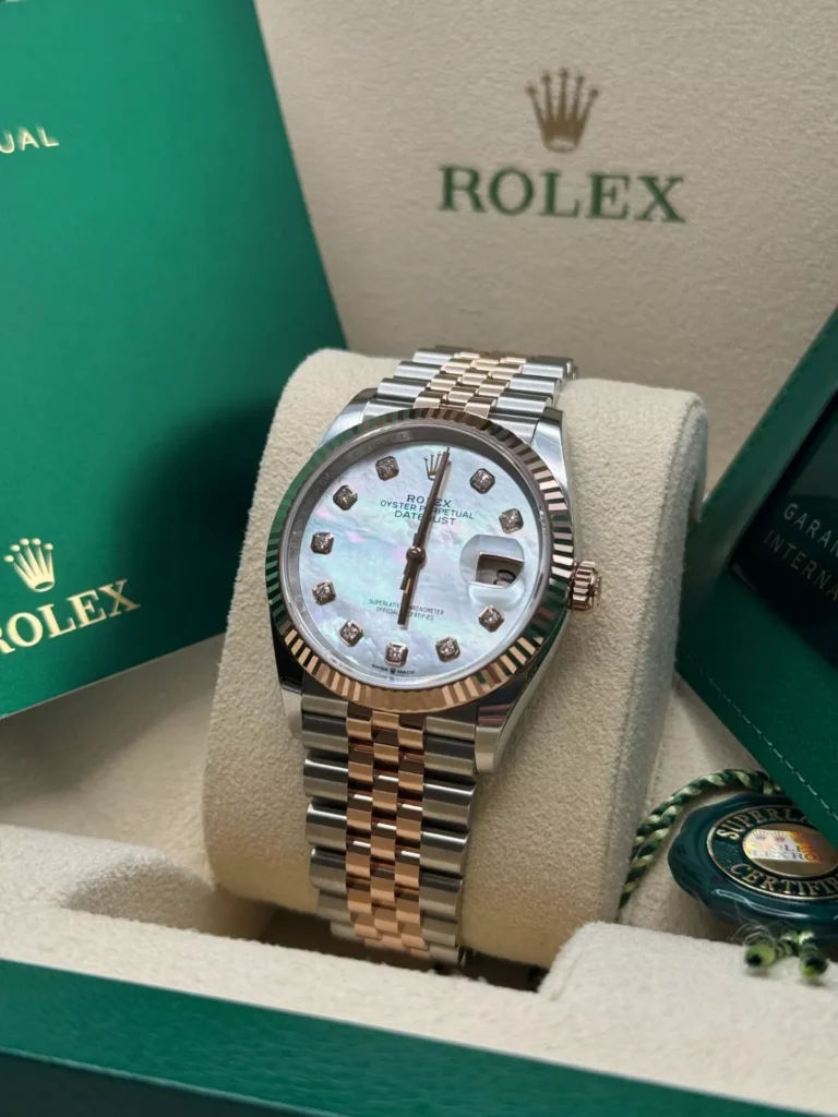 RLX Datejust 36mm 126231 Mother-of-Pearl Dial Jubilee Bracelet