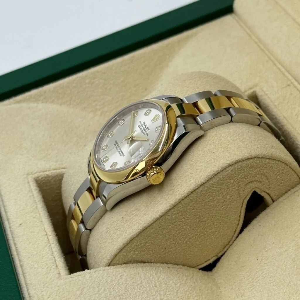 RLX Datejust m278243-0019/0020 31mm Silver Dial Yellow Rolesor Oyster Watch
