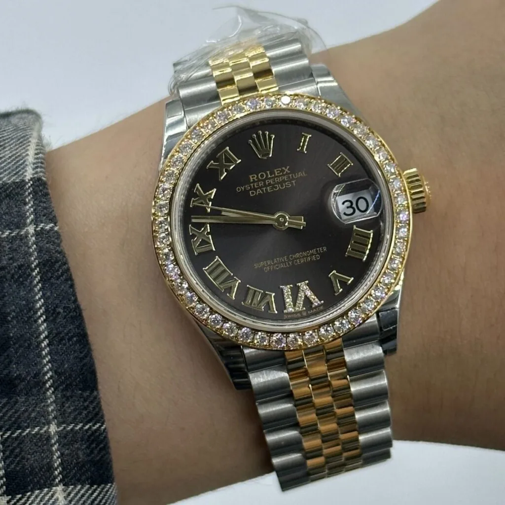 RLX Datejust m278383RBR-0017/0018 31mm Dark Grey Dial Oyster Bracelet