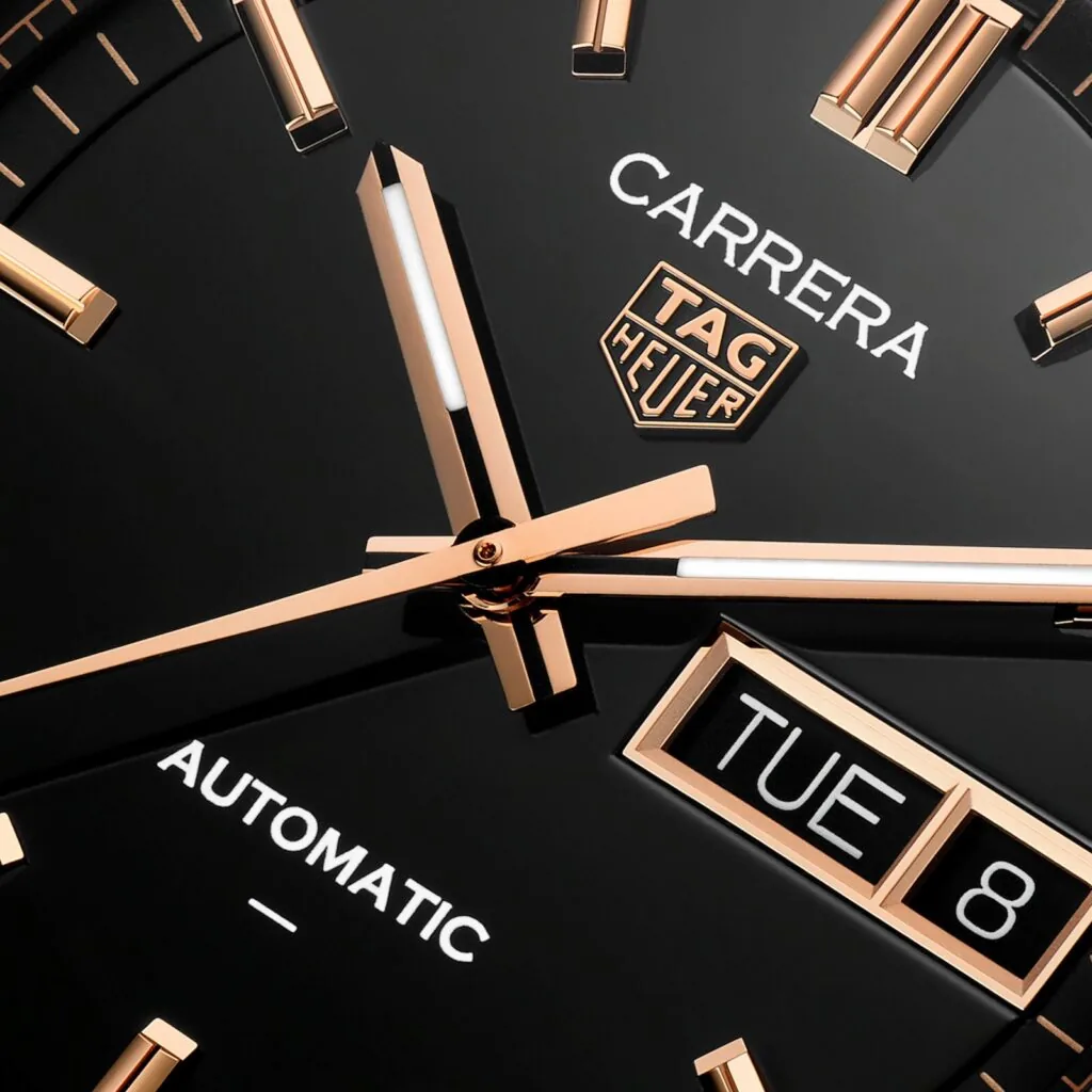【7A Quality】TAG Heuer Carrera Day-Date 41mm Mens Watch Black WDA2111.BA0043