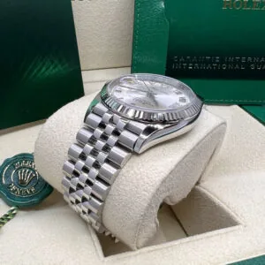 RLX Datejust 36mm 126234 White Roman Dial Oyster Stainless Steel Mens