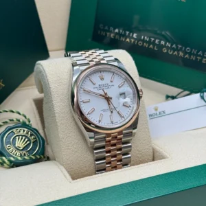 RLX Datejust 36mm 126201 White Dial Jubilee Bracelet Watch