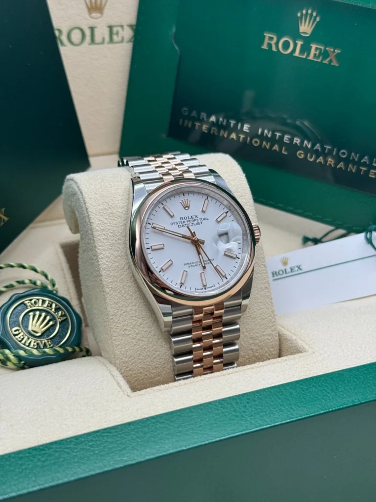 RLX Datejust 36mm 126201 White Dial Jubilee Bracelet Watch