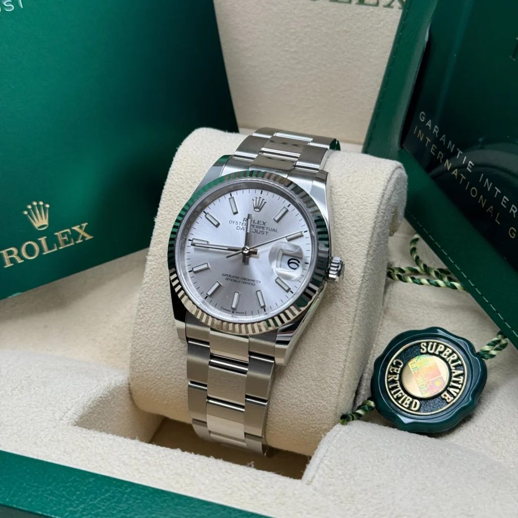 RLX Datejust 36mm 126234 Silver Index Dial Oyster Stainless Steel