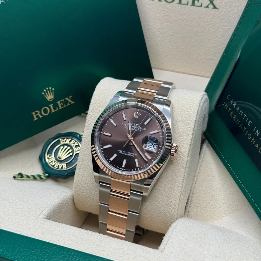 RLX Datejust 36mm 126231 Chocolate Dial Oyster Bracelet