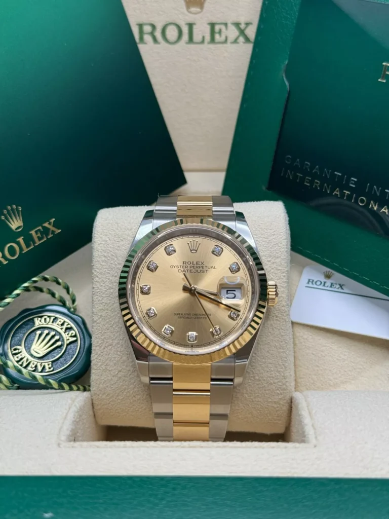 RLX Datejust 36mm 126233 Champagne Dial Jubilee Bracelet Watch