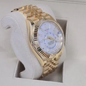 RLX Sky-Dweller 42mm 336938-0003/0006 Yellow Gold White Dial Jubilee