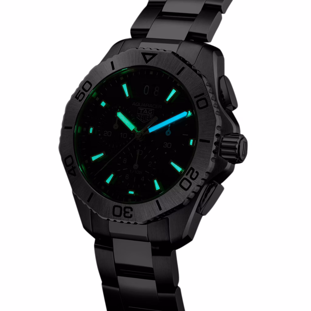 【7A Quality】TAG Heuer Aquaracer Chronograph 40mm Mens Watch Black CBP1110.BA0627