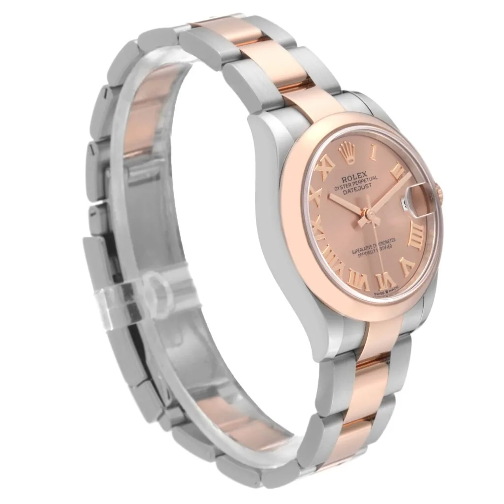 RLX Datejust m278241-0005/0006 Rose 31mm Dial Oyster Bracelet Watch