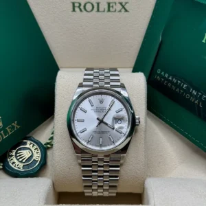 RLX Datejust 36mm 126200 Oyster Perpetual Silver Dial Jubilee Stainless Steel