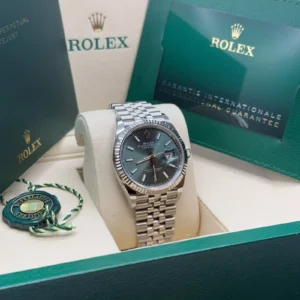 RLX Datejust 36mm 126234 Mint Green Dial Jubilee Bracelet Watch