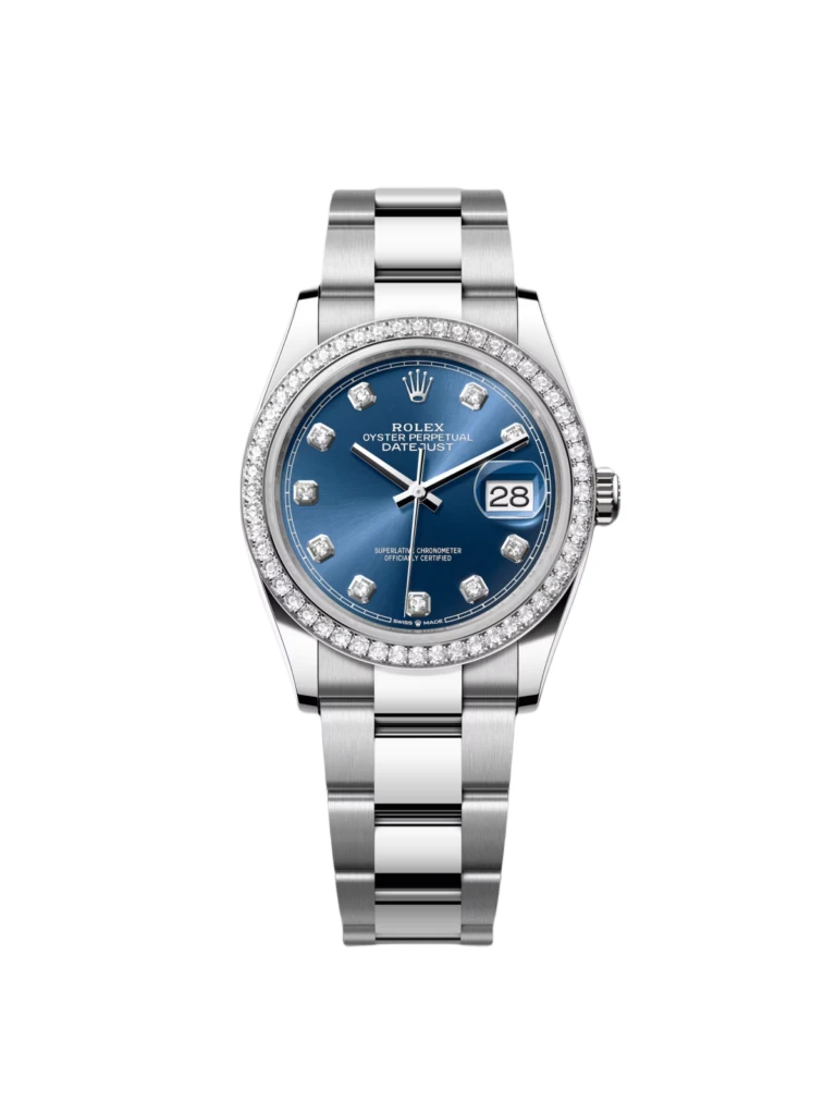 RLX Datejust 36mm 126284 Bright Blue Dial Jubilee Bracelet
