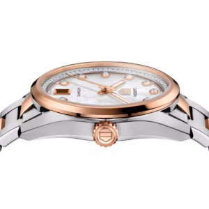 【7A Quality】TAG Heuer Carrera Date 36mm Ladies Watch Mother Of Pearl Diamond WBN2351.BD0000