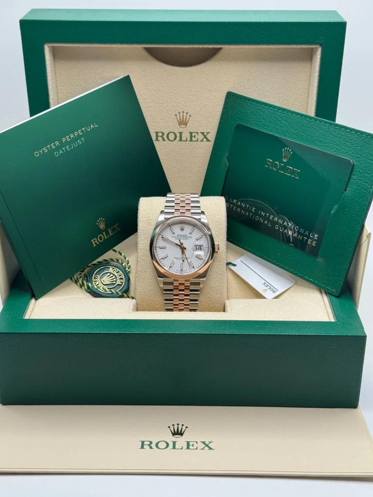 RLX Datejust 36mm 126201 White Dial Jubilee Bracelet Watch