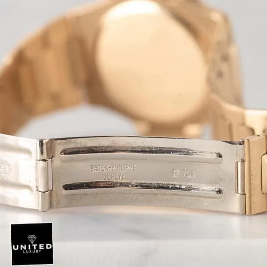 Patek Philippe Nautilus Vintage Gold Replica 7 Patek Philippe Nautillus Vintage Gold Replica Open Clasp