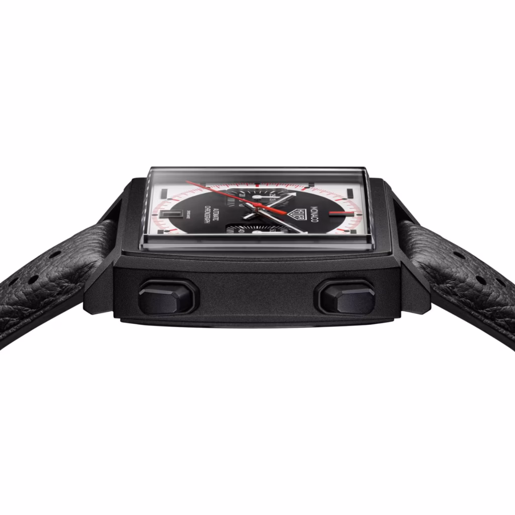 【7A Quality】TAG Heuer Monaco Chronograph Stopwatch 39mm Limited Edition Mens Watch Black CAW218F.FC6356