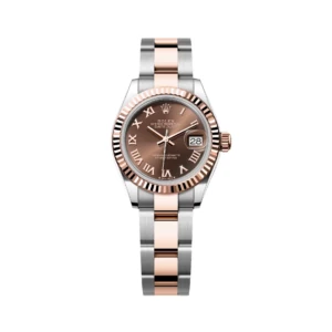 RLX Lady-Datejust 31mm 279171 Chocolate Roman Oyster Stainless Steel and Rose Gold