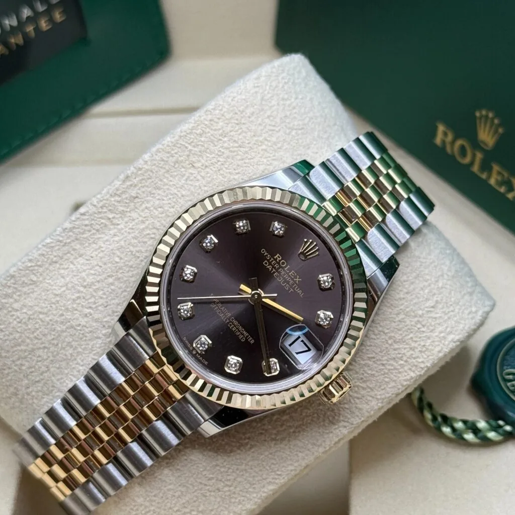 RLX Datejust m278273-0021/0022 31mm Dark Grey Dial Stainless Steel and Yellow Gold Oyster Watch
