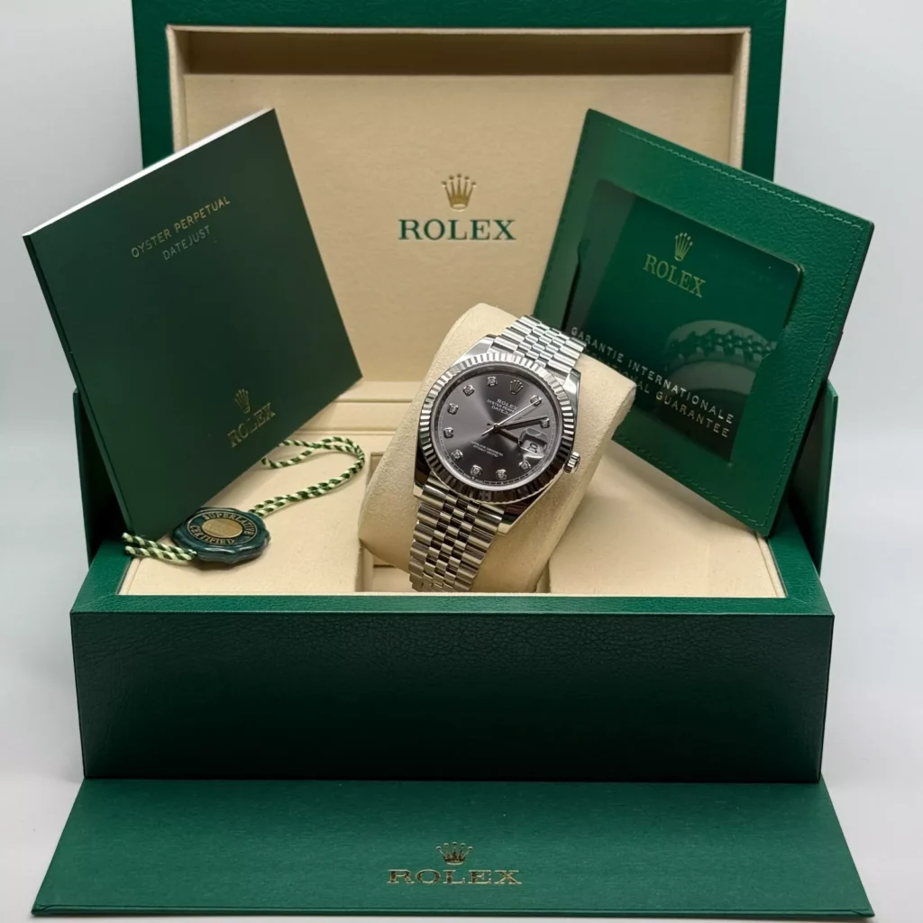 RLX Datejust 41mm 126334 Slate Diamond Jubilee Stainless Steel