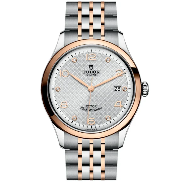 【7A Quality】TUDOR 1926 39mm Two-Tone Silver Diamond Dial Men's Automatic Bracelet Watch M91551-0002