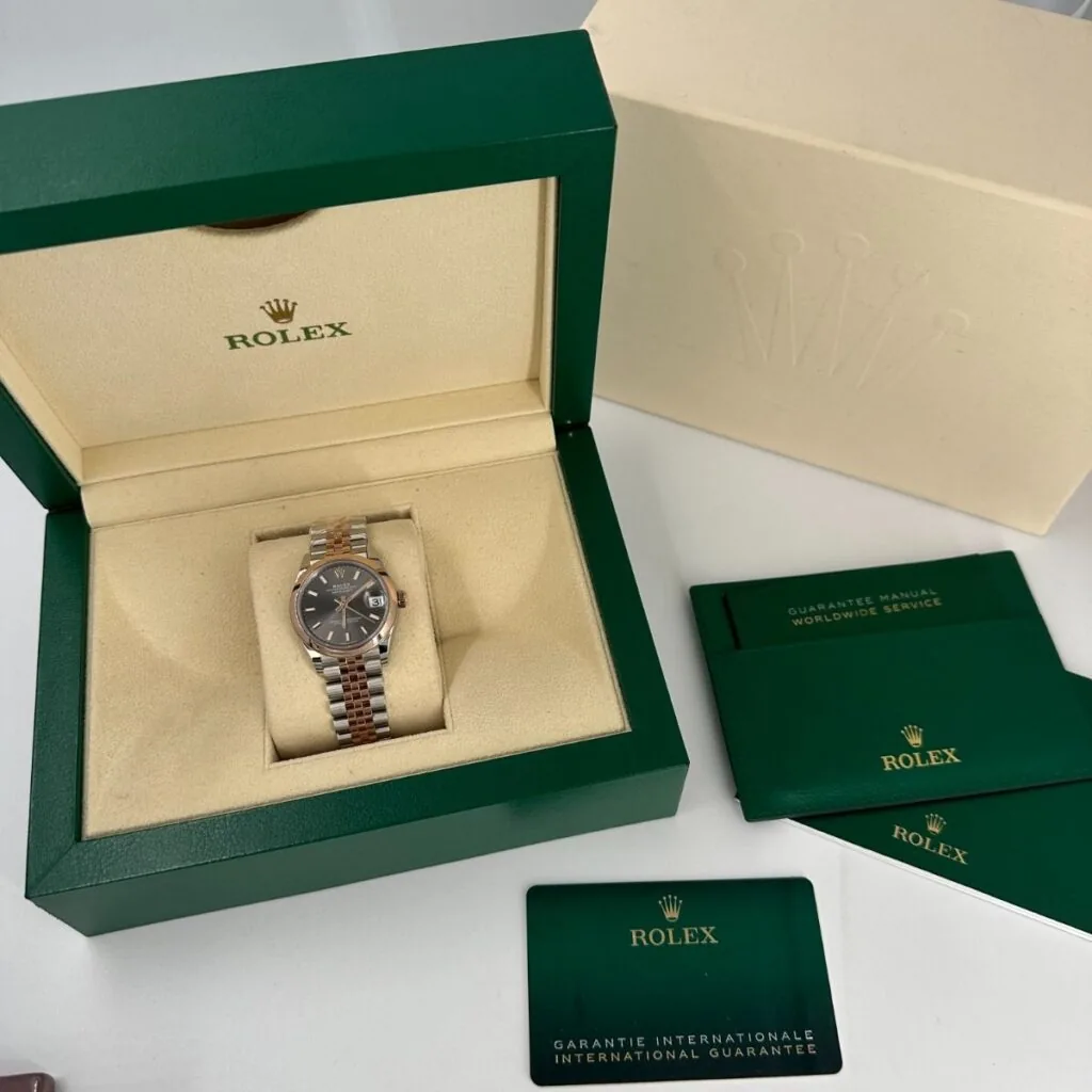 RLX Datejust m278241-0017/0018 Slate 31mm Dial Oyster Bracelet Watch