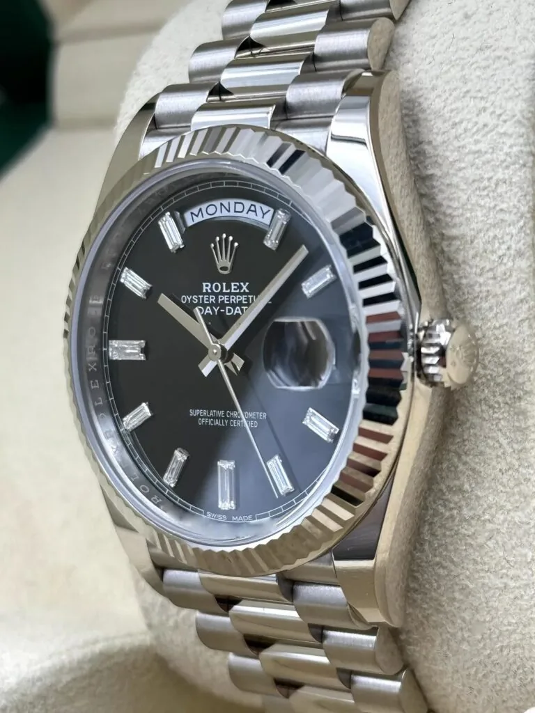 RLX Day-Date 40mm Black Diamonds Dial 228236-0004