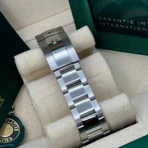 RLX Datejust 36mm 126234 Olive Green Palm Motif Diamond Dial Jubilee Stainless Steel Watch