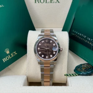 RLX Datejust m278271-0027/0028 Chocolate 31mm Dial Oyster Bracelet Watch